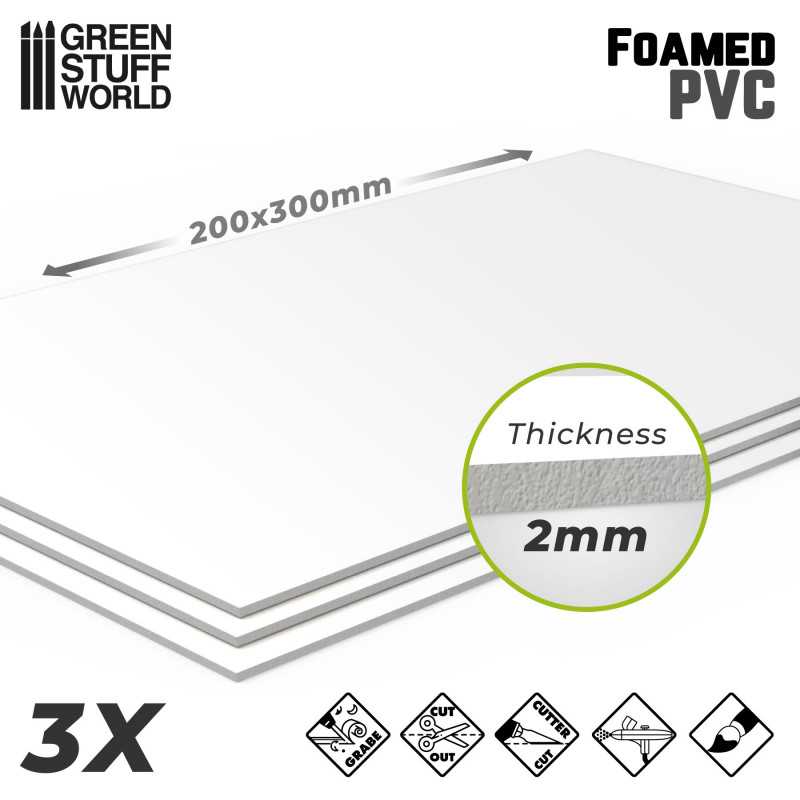 Foamed PVC 2 mm | Foamed PVC