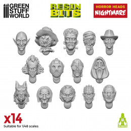 Horror Heads - NIGHTMARE | Resin items