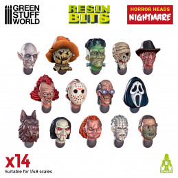 Horror Heads - NIGHTMARE | Resin items