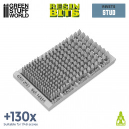 Set impreso en 3D - Remaches Pincho Escudos y hombreras