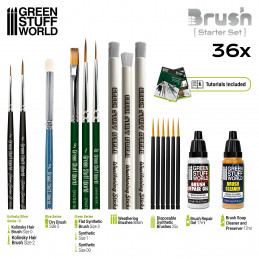 Starter Brush Set | Miniature Paint Brushes