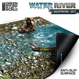 Water River - Neoprene Terrain Set | Terrain for Miniatures