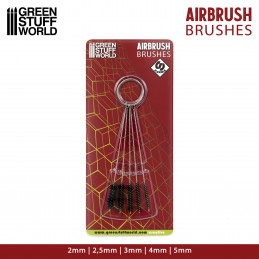 Airbrush-Reinigungsbürsten-Set | Airbrush