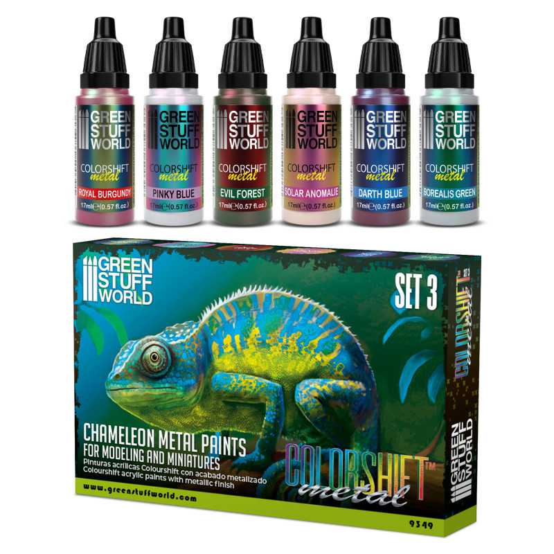 Chameleon Acrylic Paint Set 3 | Chameleon Paints