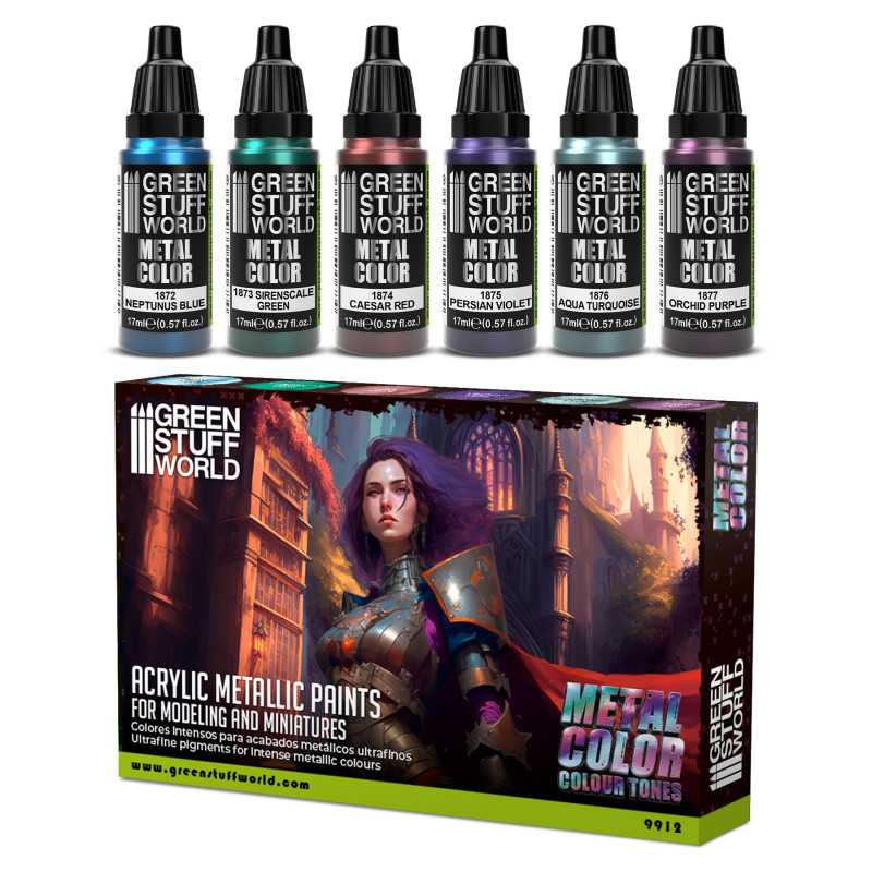 Metallic Paints Set - Colours | Metallic Paints Metallic Paints Set - Colours | Metallic Paints
