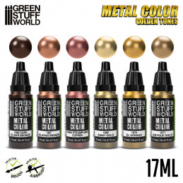 Set Colori Metallizzati - Oro | Colori Metallici