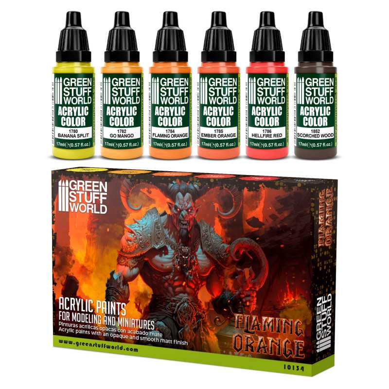 Paint Set - Flaming Orange | Model Paint Sets Paint Set - Flaming Orange | Model Paint Sets