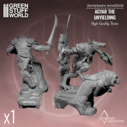 Journeyman Miniatures - Agyar the Unyeilding | Journeyman Miniatures