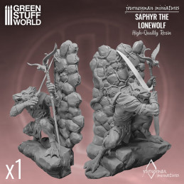 Journeyman Miniatures - Saphyr the Lonewolf | Journeyman Miniatures