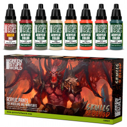 Paint Set - Skulls & Blood | Model Paint Sets