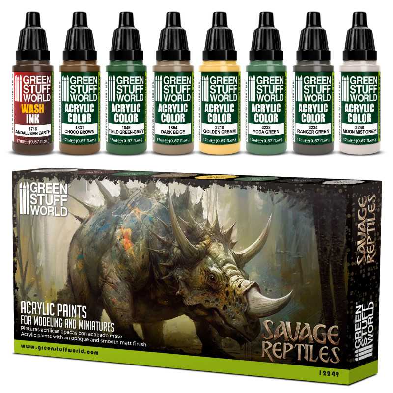 Farbset - Savage Reptiles | Acrylfarben set