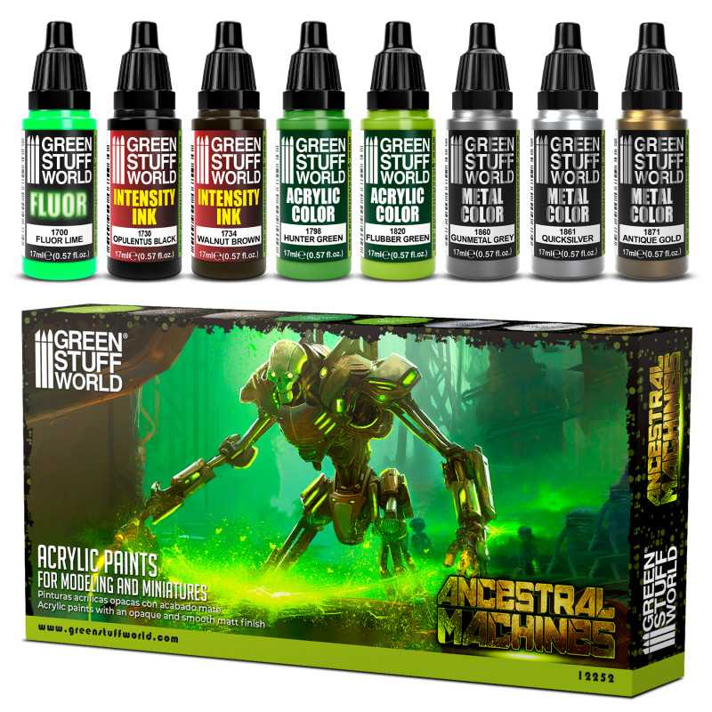 ▷ Necrons paint set for Painting necrons