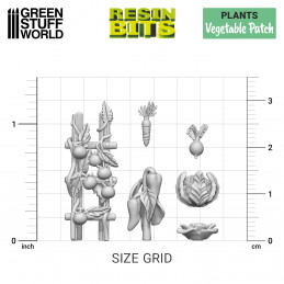 3D-Druckset - Gemüsebeet | Pflanzen und Vegetation