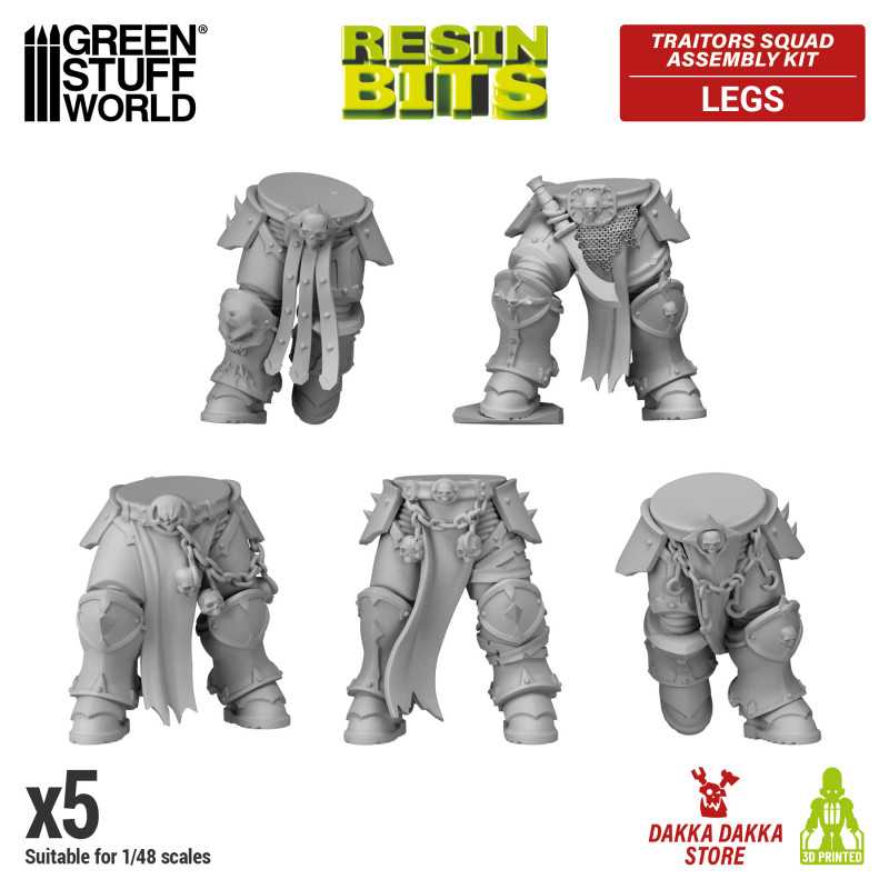 DakkaDakka - TRAITORS SQUAD - Chaos Legs | Resin items