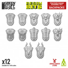 DakkaDakka - TRAITORS SQUAD - Chaos Backpacks | Resin items