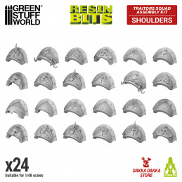 DakkaDakka - TRAITORS SQUAD - Chaos Shoulders Pads | Resin items