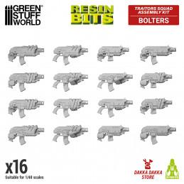DakkaDakka - TRAITORS SQUAD - Chaos Bolter Guns | Resin items