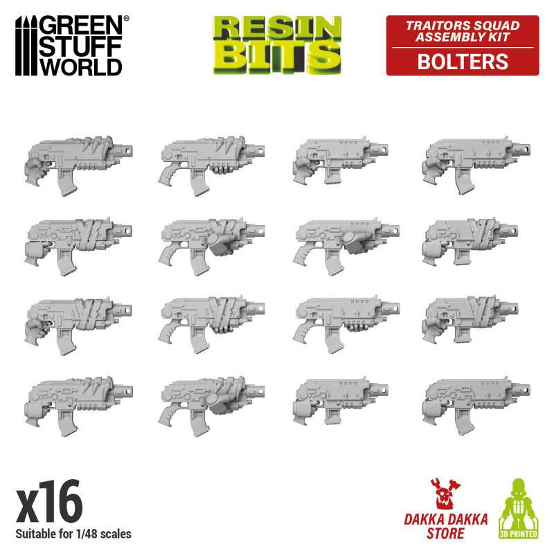 DakkaDakka - TRAITORS SQUAD - Pistolas Bolter del caos Artículos de resina