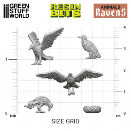 3D printed set - Ravens | Resin items