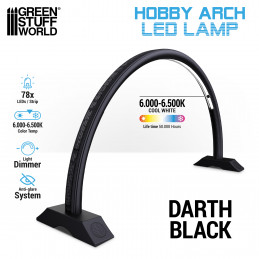 Lampada ad arco LED - Darth Black | Lampade ad Arco