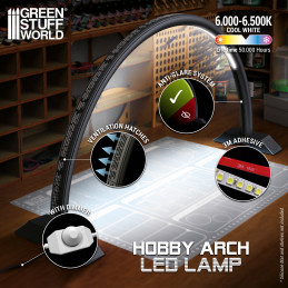 Lampada ad arco LED - Darth Black | Lampade ad Arco