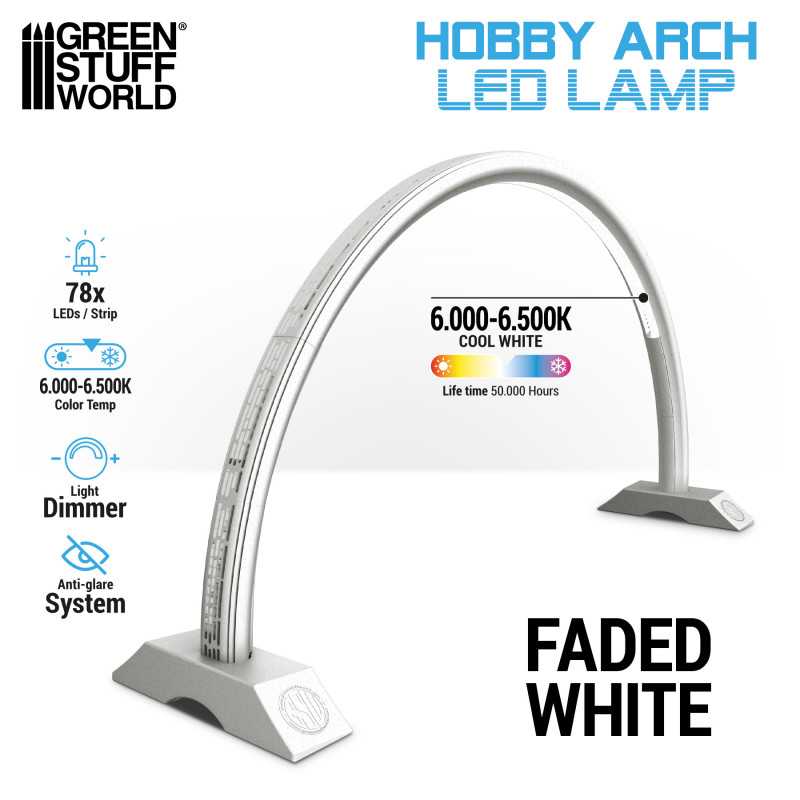 Lampada ad arco LED - Faded White | Lampade ad Arco