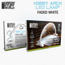 Lampe LED Hobby Arch - Faded White | Lampes à arc