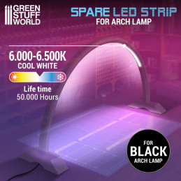 Bande LED de remplacement pour Lampe à arc - Darth Black | Lampes à arc