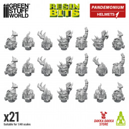 DakkaDakka - Pandemonium - Nurgle Heads | Resin items
