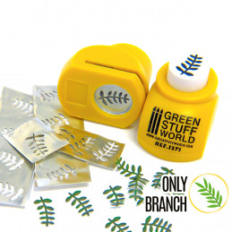 Miniature Branch Punch YELLOW | Medium 1/35-1/43-1/48