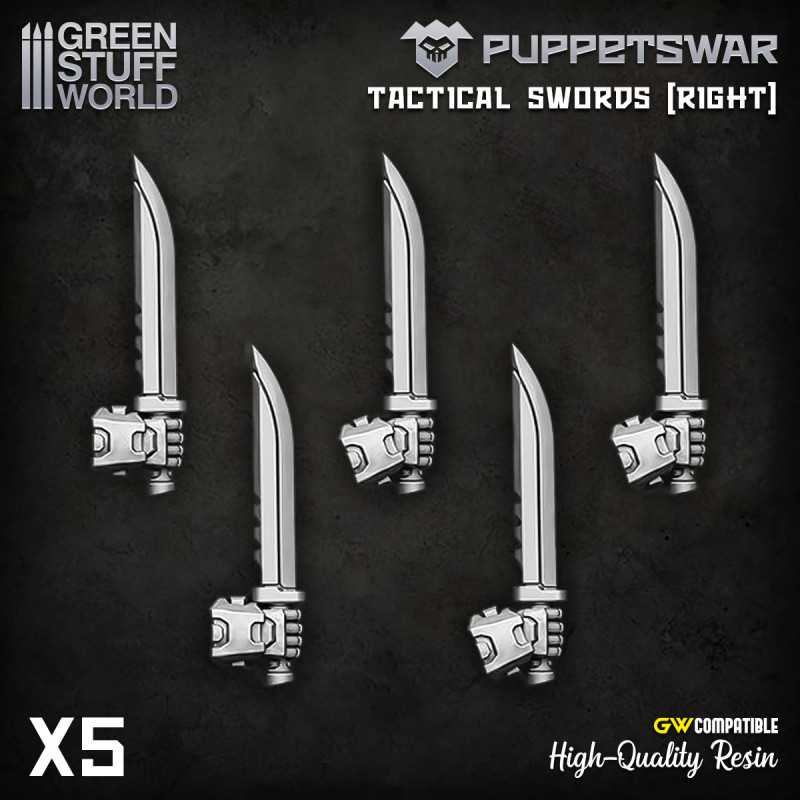 Puppetswar - Spade tattiche - Destra | Armi braccia e accessori fanteria
