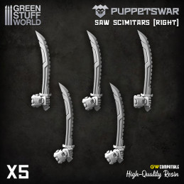 PuppetsWar - Saw Scimitars - Derecha Armas brazos y accesorios infanteria