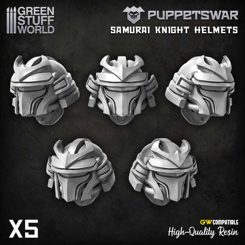 PuppetsWar - Cascos de Samurai Knight Cabezas y cascos