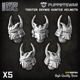 PuppetsWar - Cascos de Traitor Daymio Hunter Cabezas y cascos
