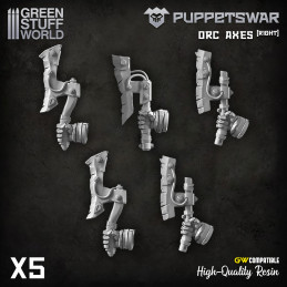 Puppetswar - Orc Axes - Right | Infantry weapon arms and accessories