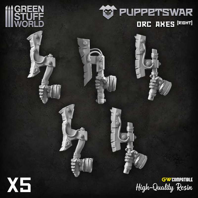 PuppetsWar - Hachas de Orco - Derecha Armas brazos y accesorios infanteria
