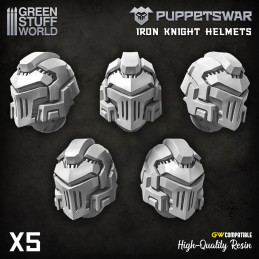 PuppetsWar - Cascos de Iron Knight Cabezas y cascos