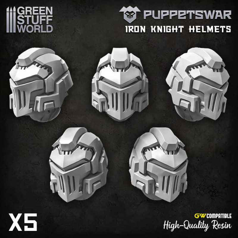 PuppetsWar - Casques de Iron Knight | Têtes et casques