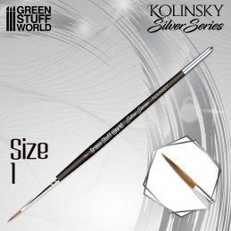 SILVER SERIES Kolinsky Haarpinsel - 1 | Modellbaupinsel