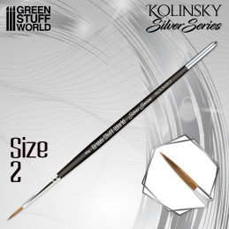SILVER SERIES Kolinsky Haarpinsel - 2 | Modellbaupinsel