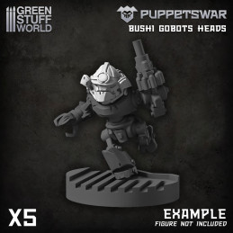 PuppetsWar - Bushi Gobots Heads | Heads and helmets