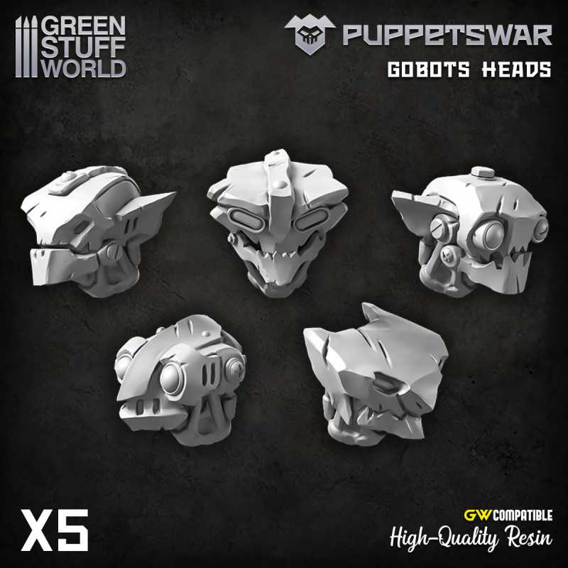 PuppetsWar - Gobots Heads | Heads and helmets