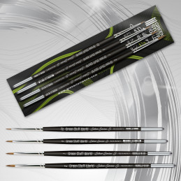 SILVER SERIES (S) Paint brush set | Kolinsky Brushes