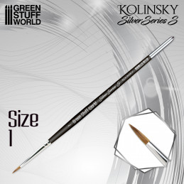 Kolinsky brush SILVER SERIES (SERIE-S) - 1