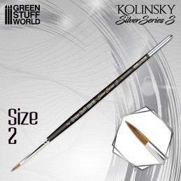 Kolinsky brush SILVER SERIES (SERIE-S) - 2