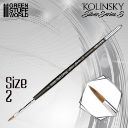 Brush SILVER SERIES (S) - 2 | Kolinsky Brushes