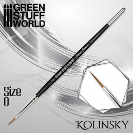 SILVER SERIES Pennello Kolinsky - 0 | Pennelli per modellismo