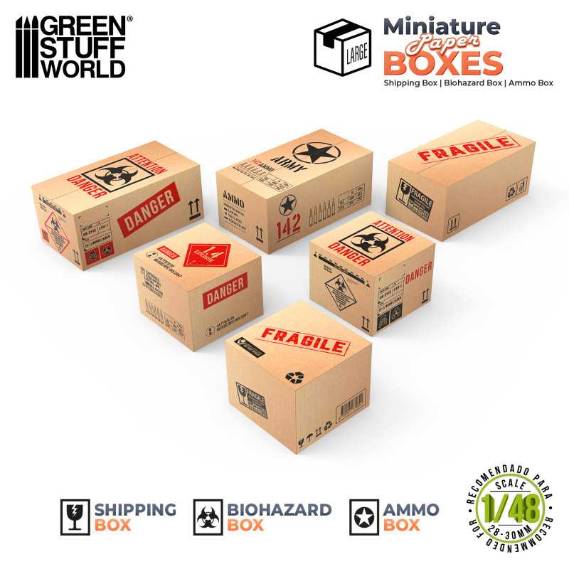 Miniature Printed Boxes - Large | Paper