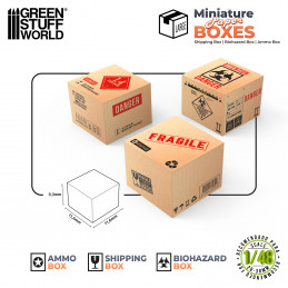 Miniature Printed Boxes - Large | Paper