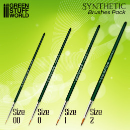 GREEN SERIES Synthetisches Pinselset | Synthetikpinsel